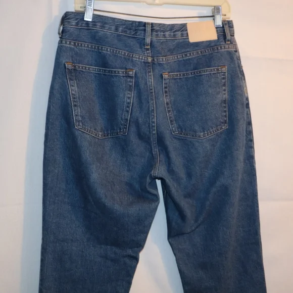 Everlane The Original Cheeky Jeans Cropped Size 29 X 27 Vintage Wash - Picture 8 of 10